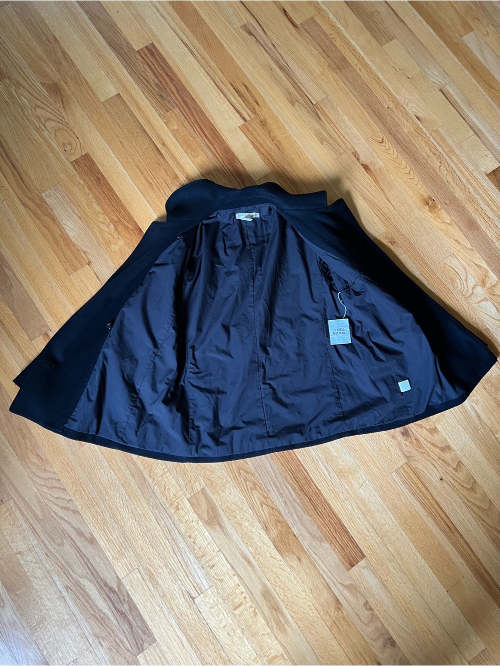 Women’s Black J. CREW Peacoat Wool & Cashmere size M - Picture 7 of 11